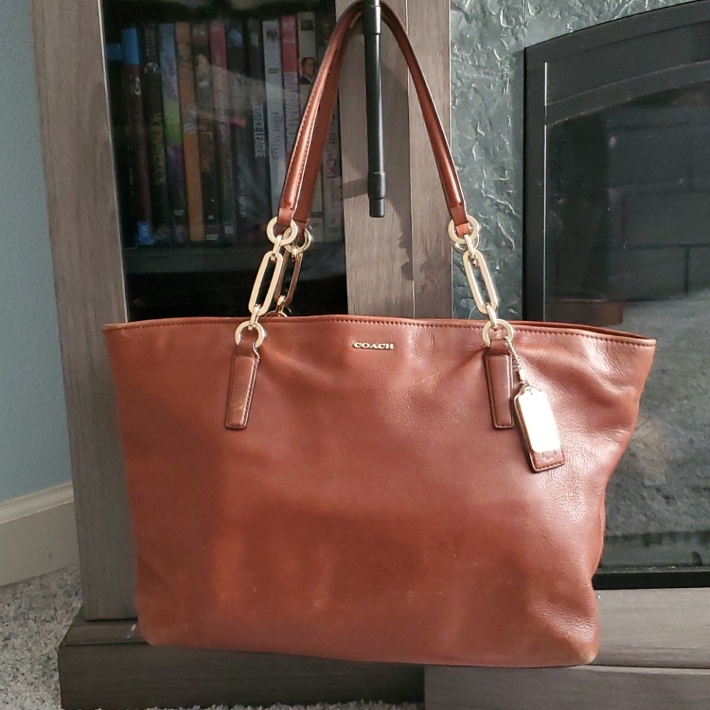 Leather Coach purse